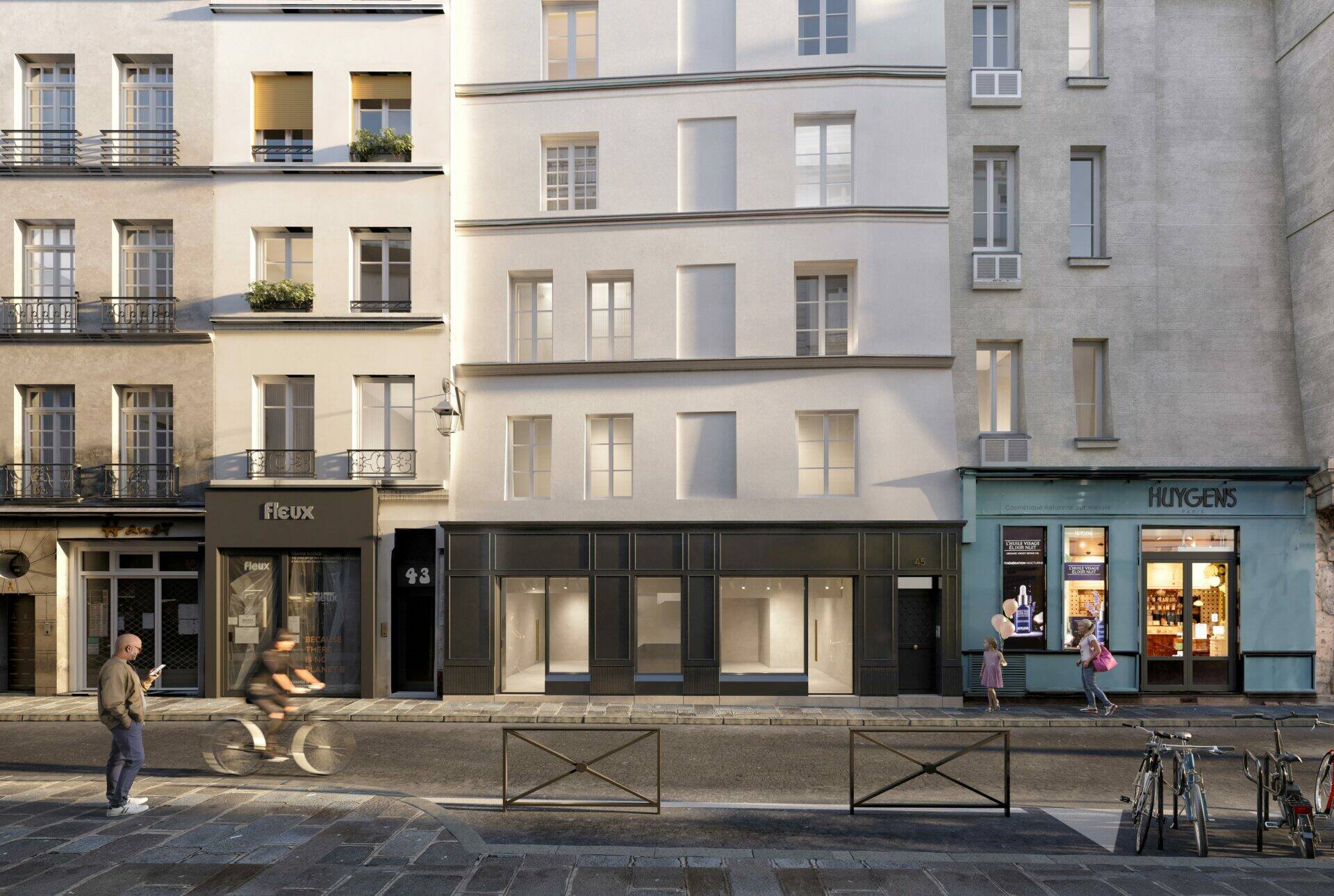 Façade du projet Bretonnerie