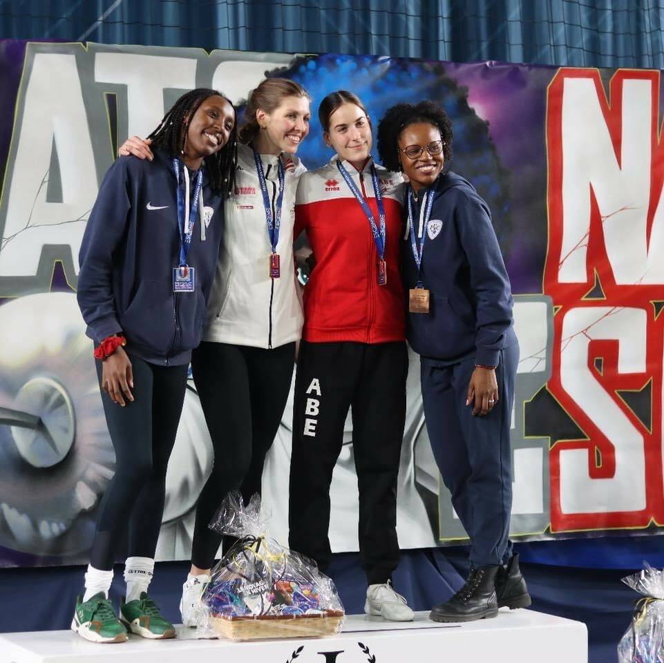 Auriane Malo, championne de France à l'épée - Décembre 2023