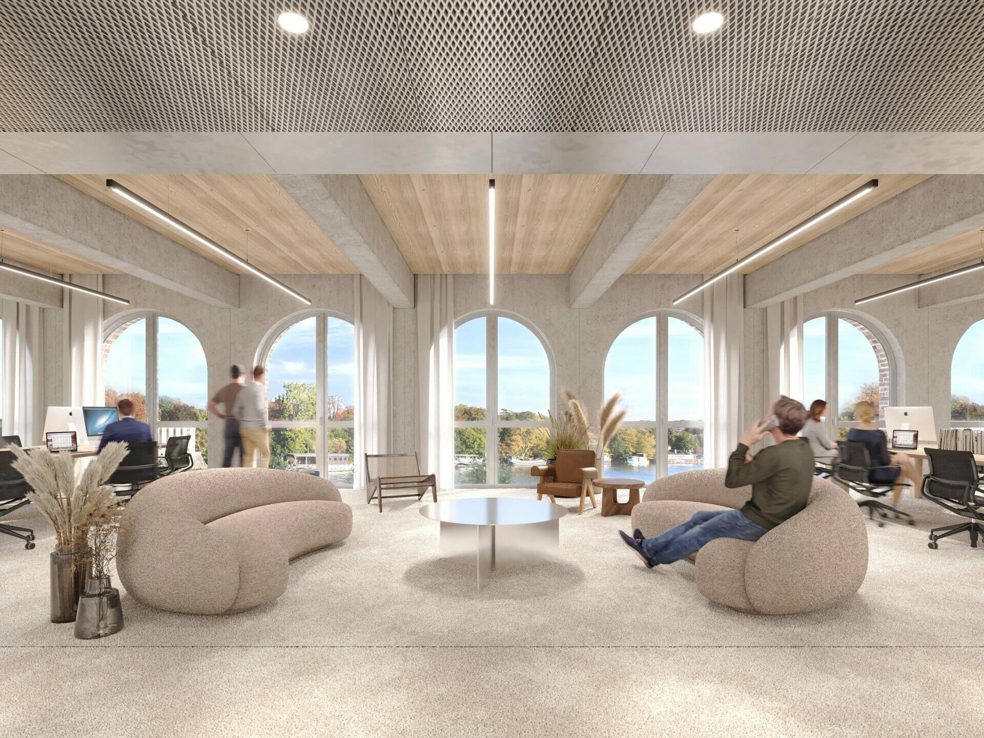 Vue intérieure du projet immobilier AURA à ST CLOUD