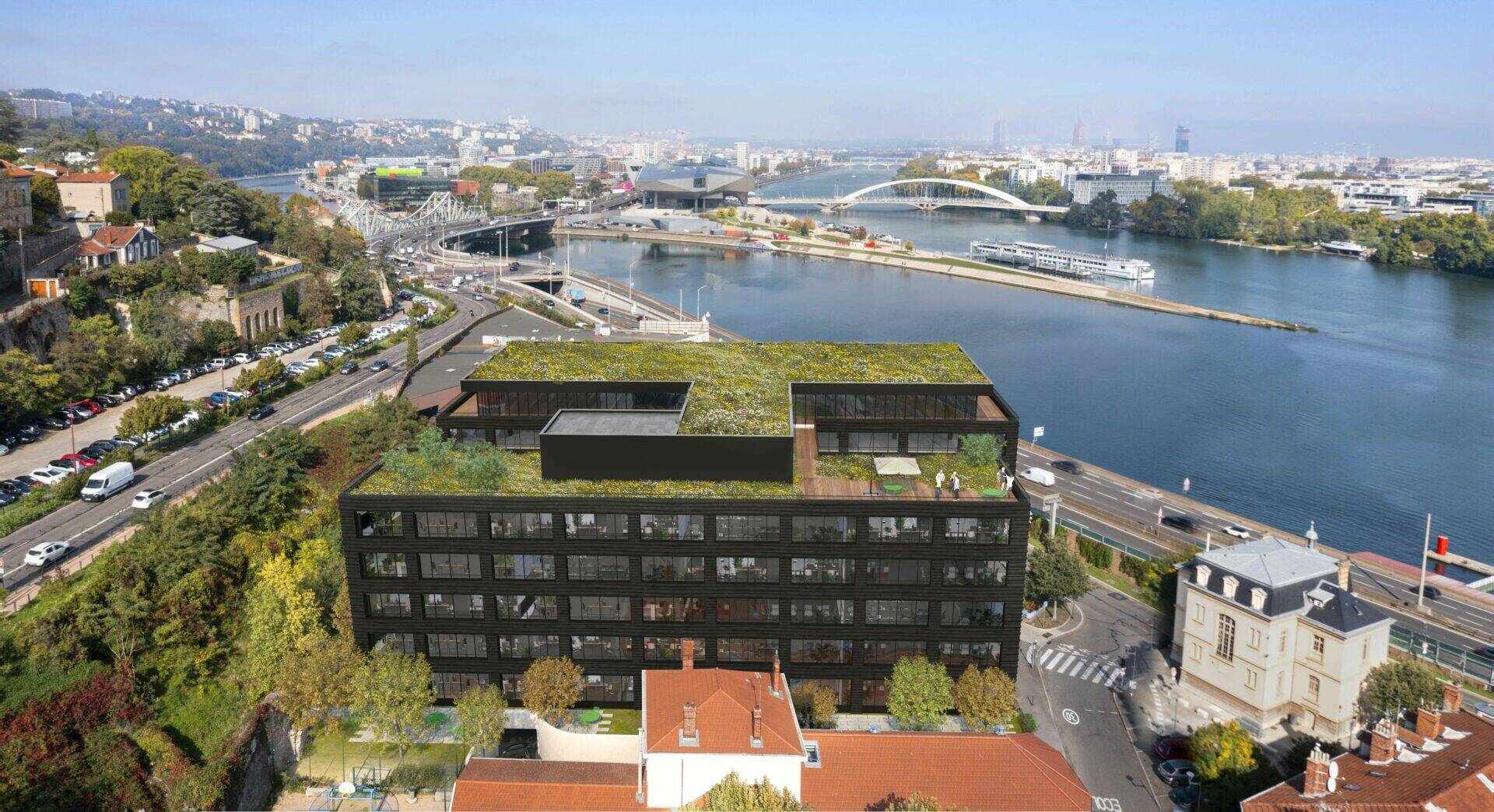 ÔNE, programme tertiaire situé en Rhône et Saône