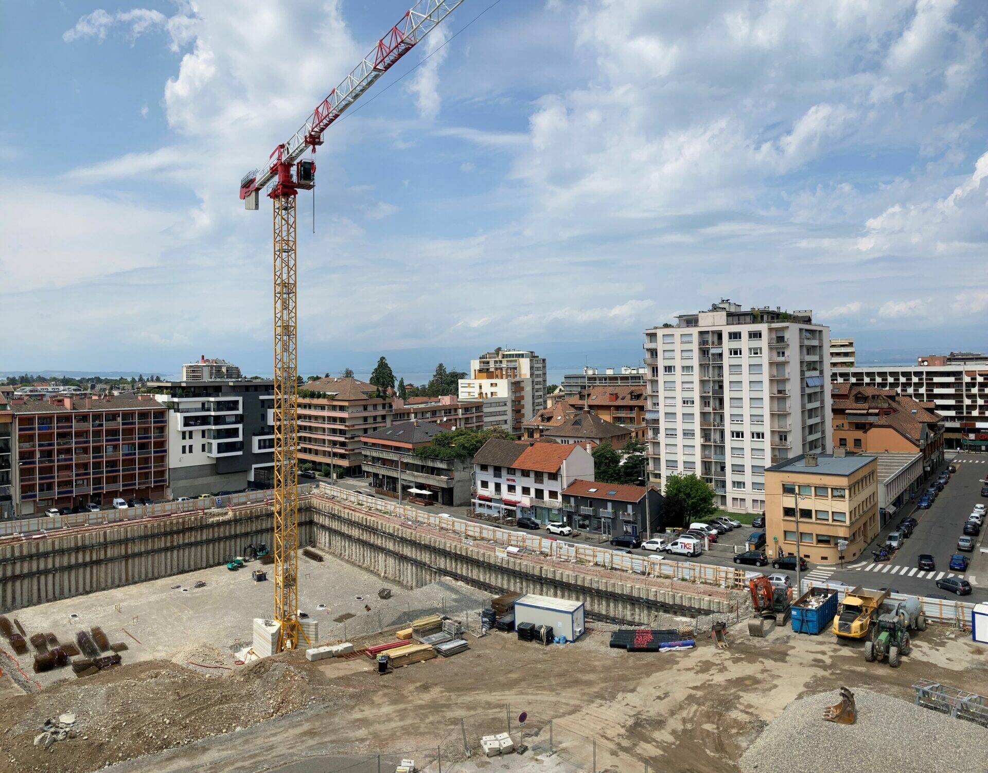 Résidence Dessaix, la phase de gros oeuvre