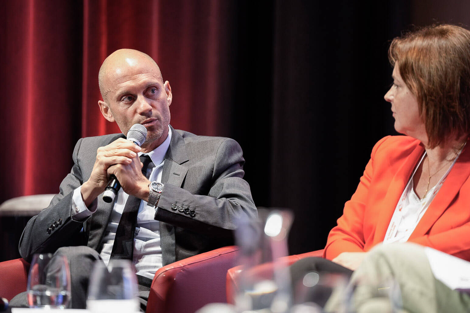 Nicolas GAGNEUX, président de 6e Sens Immobilier, lors du Speed Dating de l’Immobilier d'ARKEA BANQUE E&I