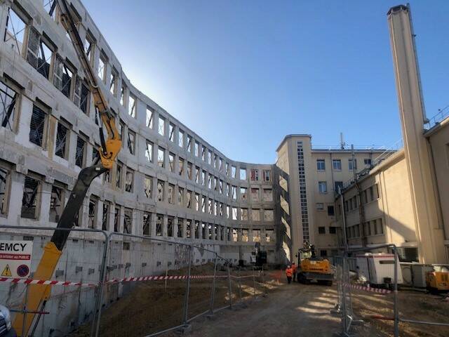 Phase démolition du chantier Newdelec à Marseille