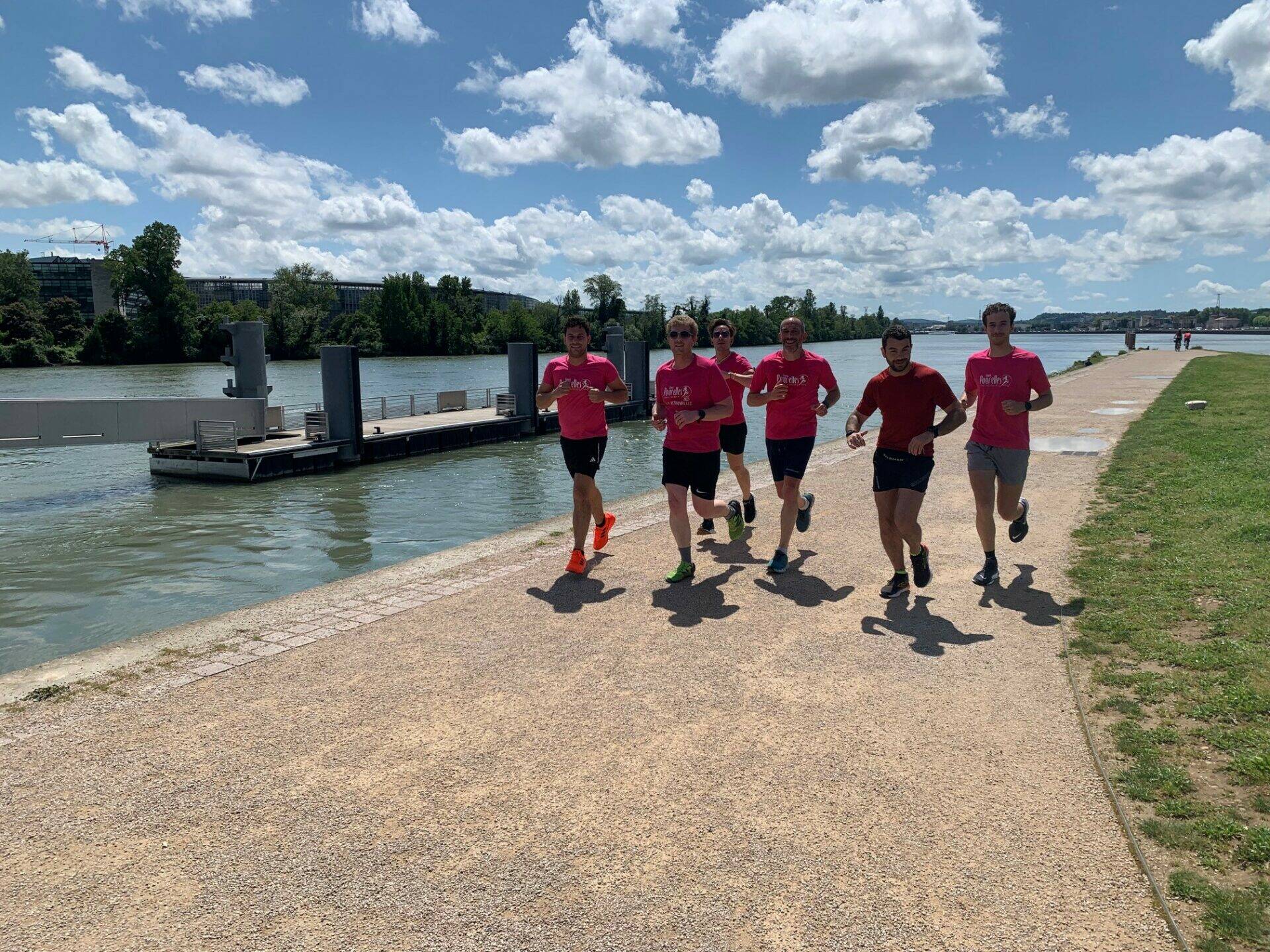 L'équipe de 6e Sens Immobilier coure pour Elles !