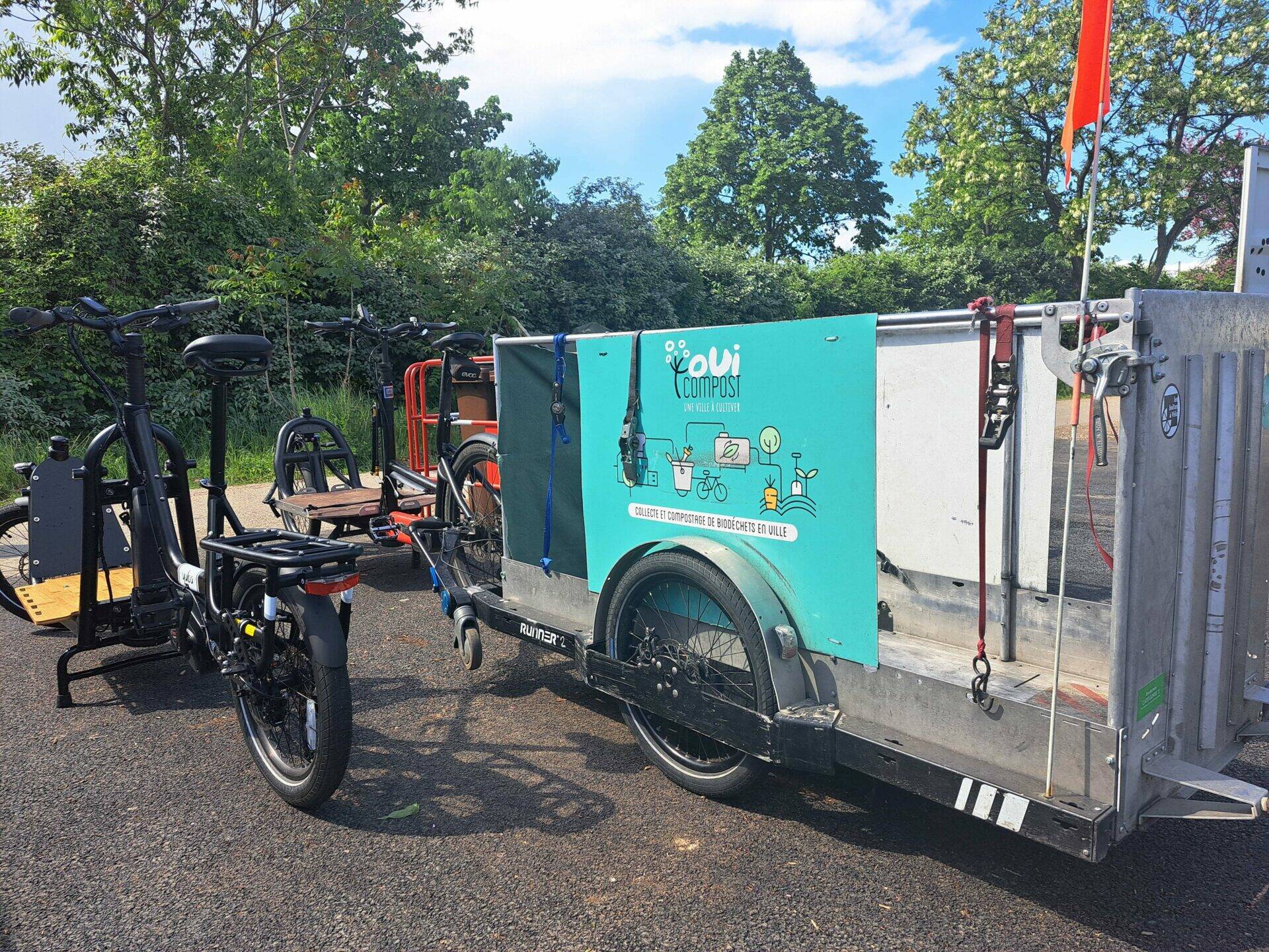 OuiCompost et leur vélos