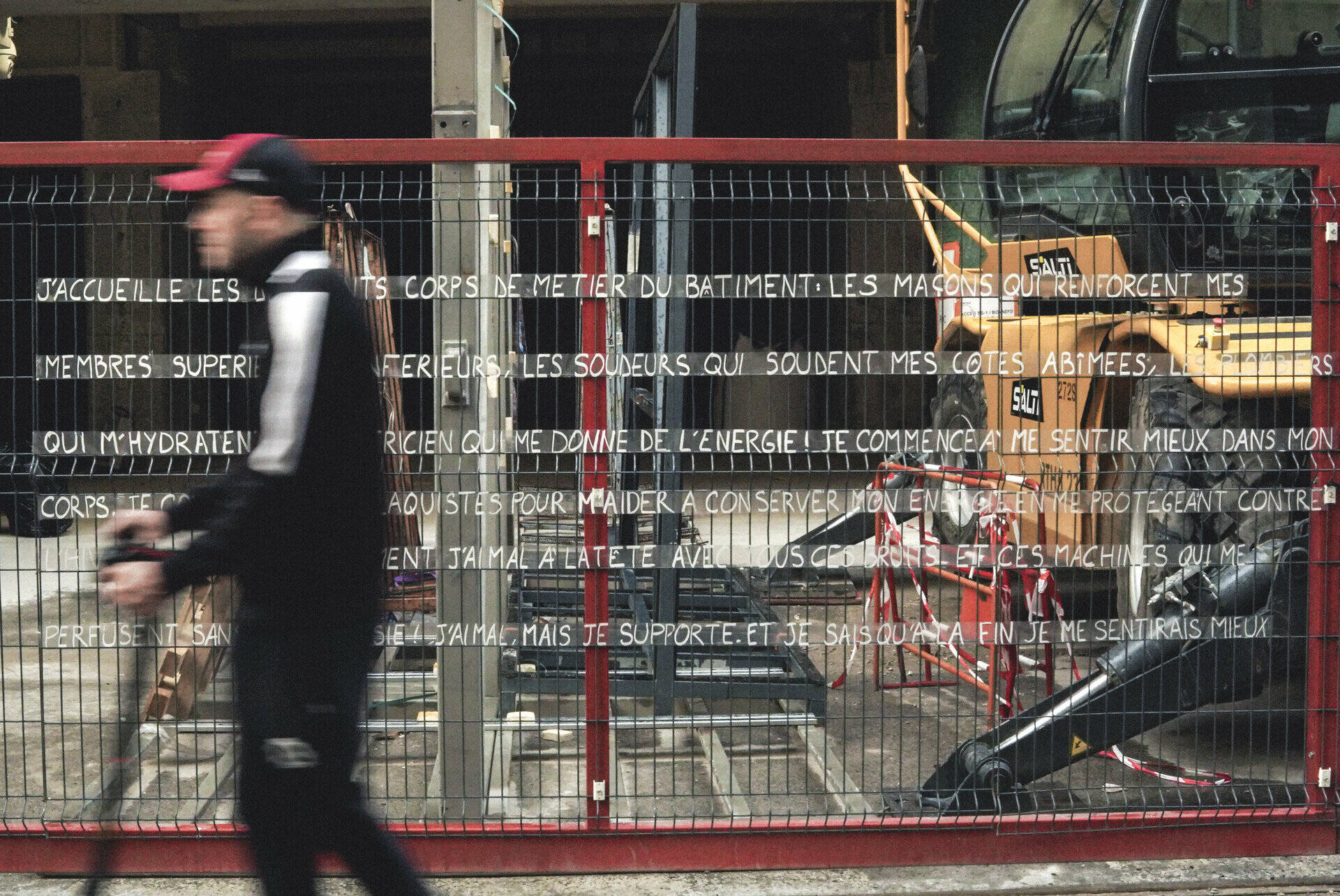 Projet La ville s'écrit sur les palissades de notre chantier CITADELLE
