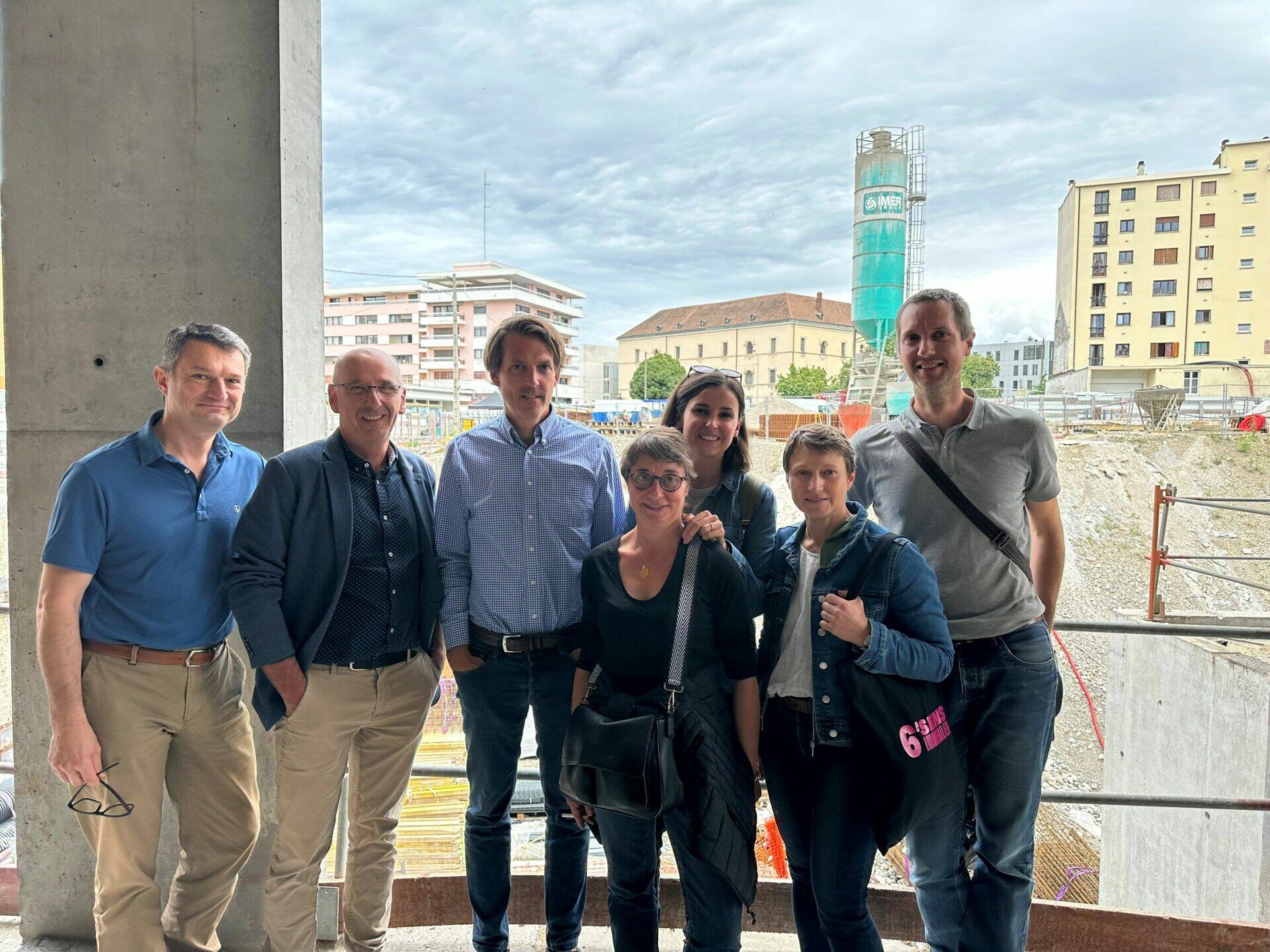 6e Sens Immobilier lors du gigot bitume de l'opération DESSAIX à Thonon-Les-Bains