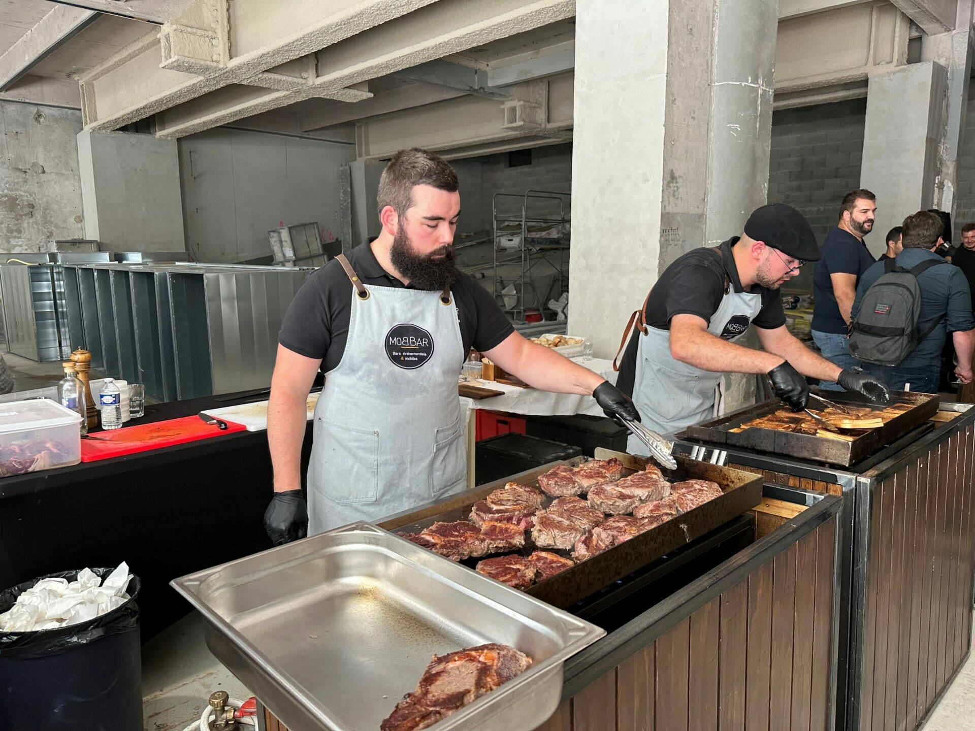Chantier Citadelle repas pour fêter l'avancée de chantier