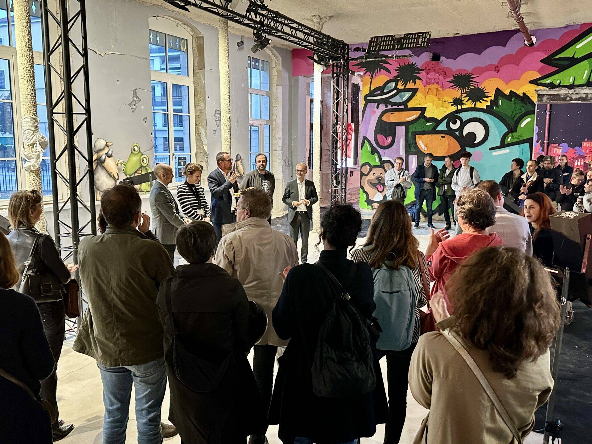 Inauguration de la 6e édition du festival Peinture Fraiche