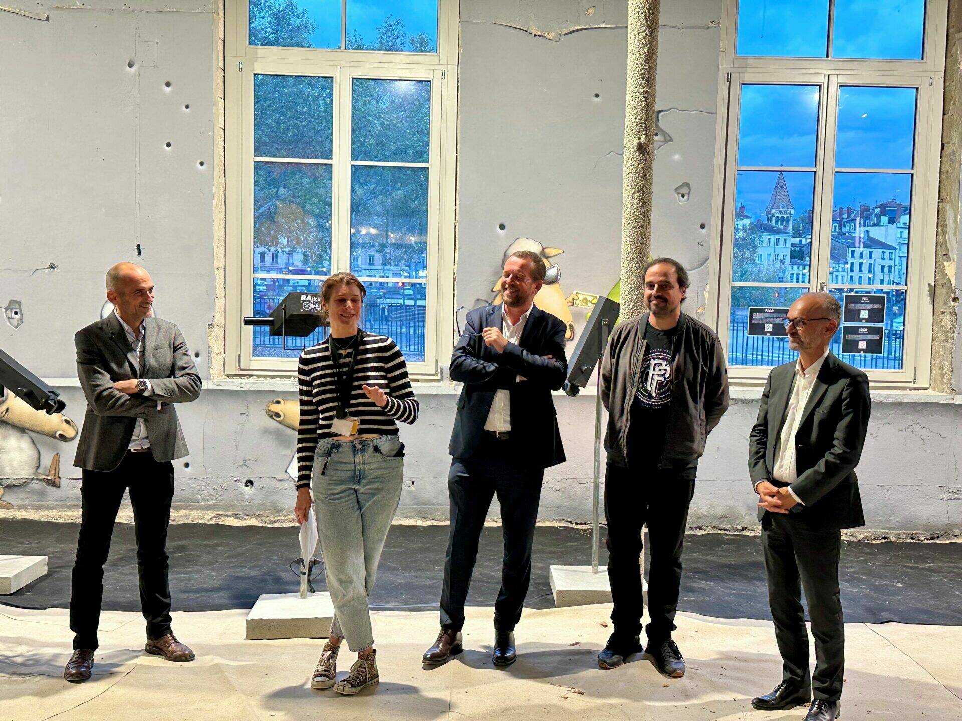 Romain Valéry, Anaïs Taveau, Cédric Van Styvendael, Rémi Zinck et Cart'1