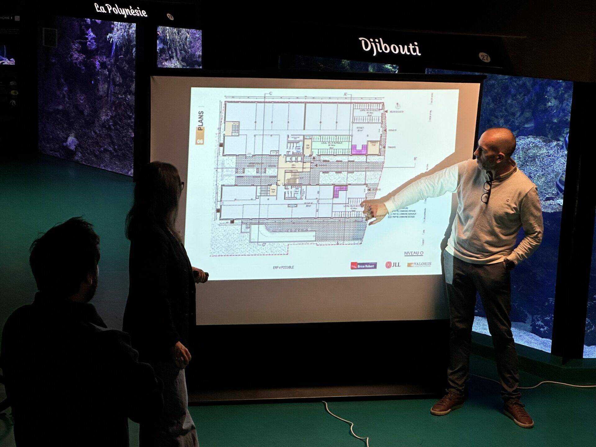 Présentation aux brokers de l'immeuble de bureaux ÔNE, situé à la confluence des 2 fleuves lyonnais