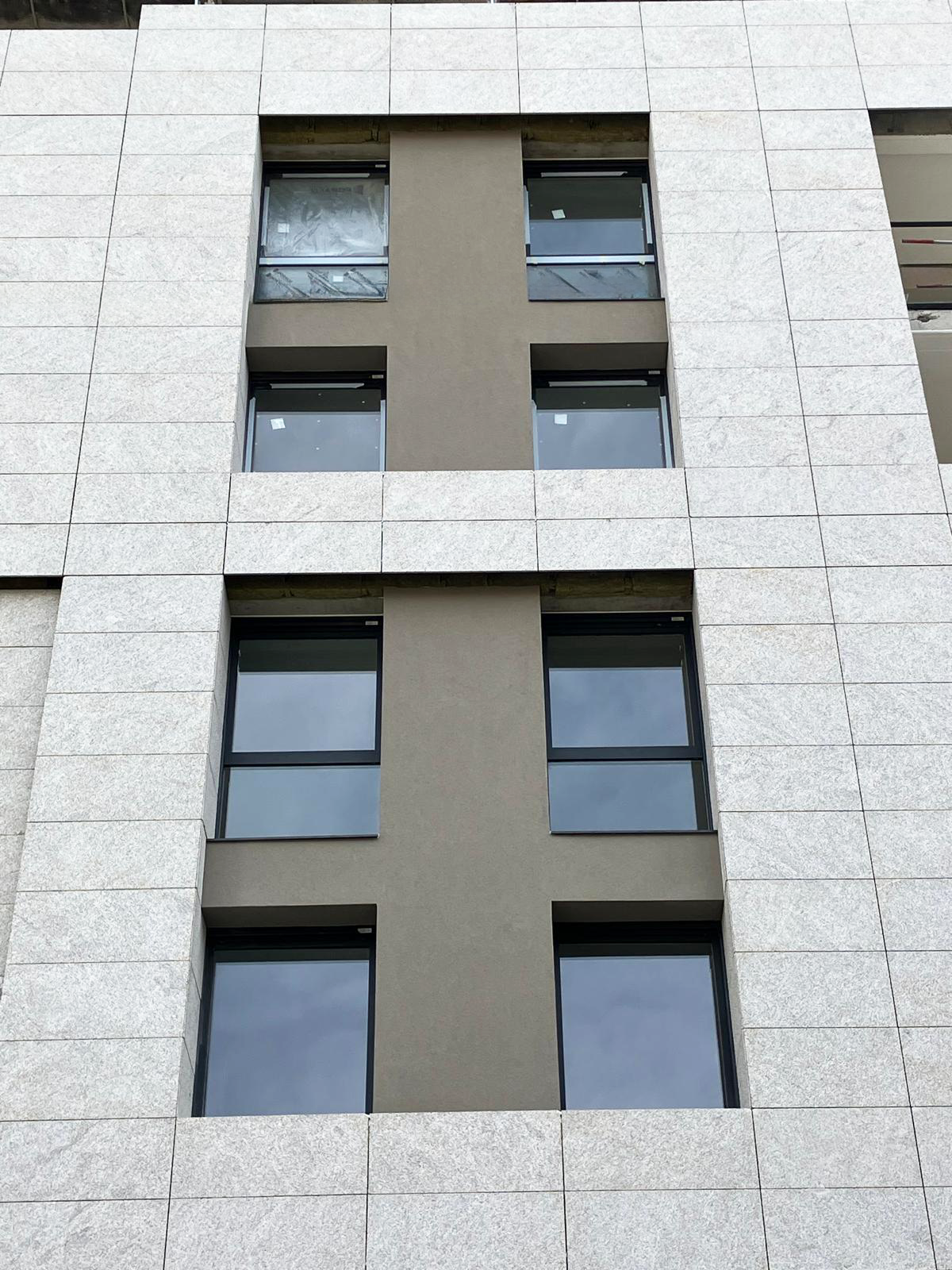 Les façades du programme résidentiel DESSAIX sont en pierres naturelles