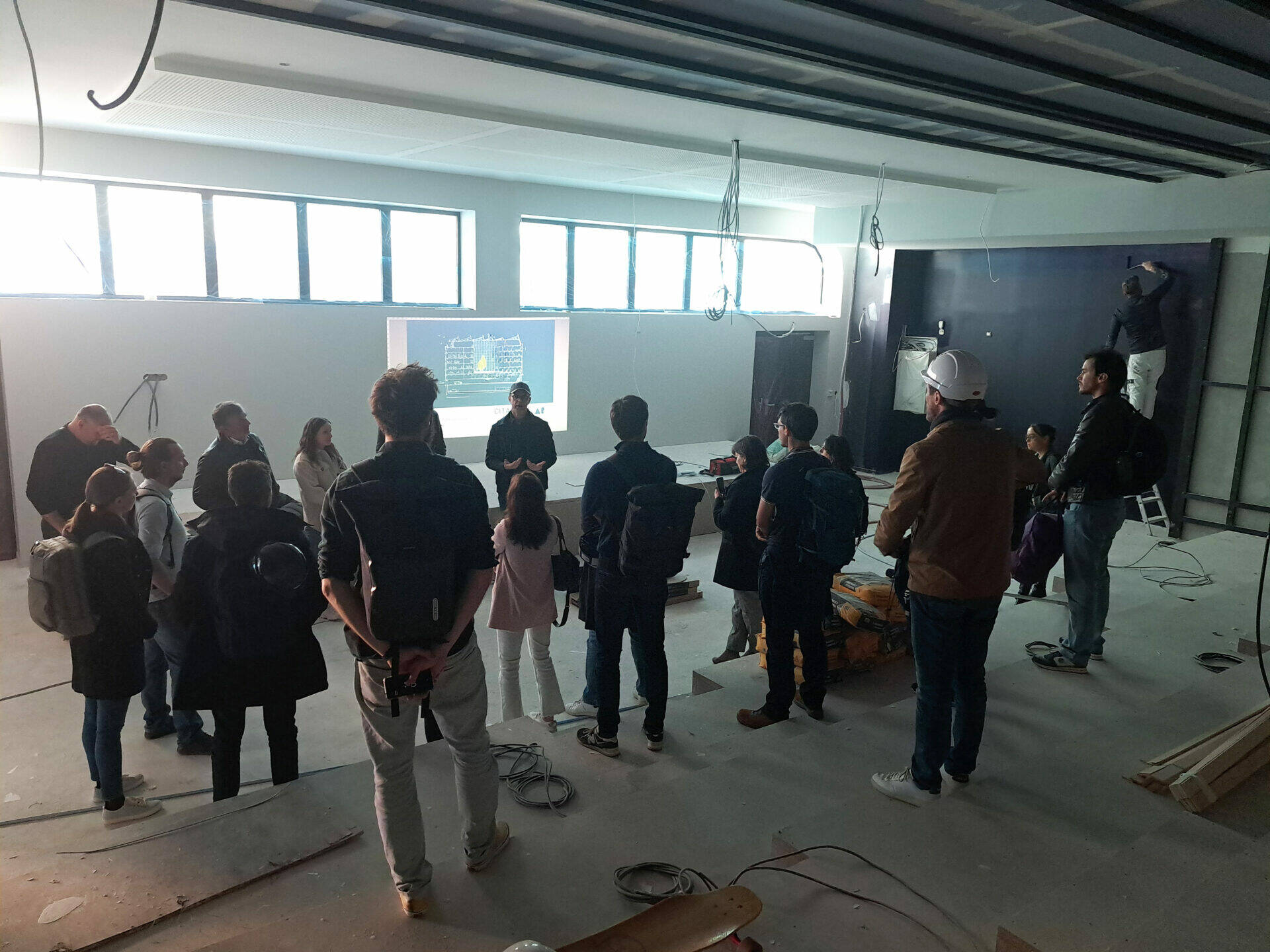 Ville et Aménagement Durable visite le chantier Citadelle à Lyon 3