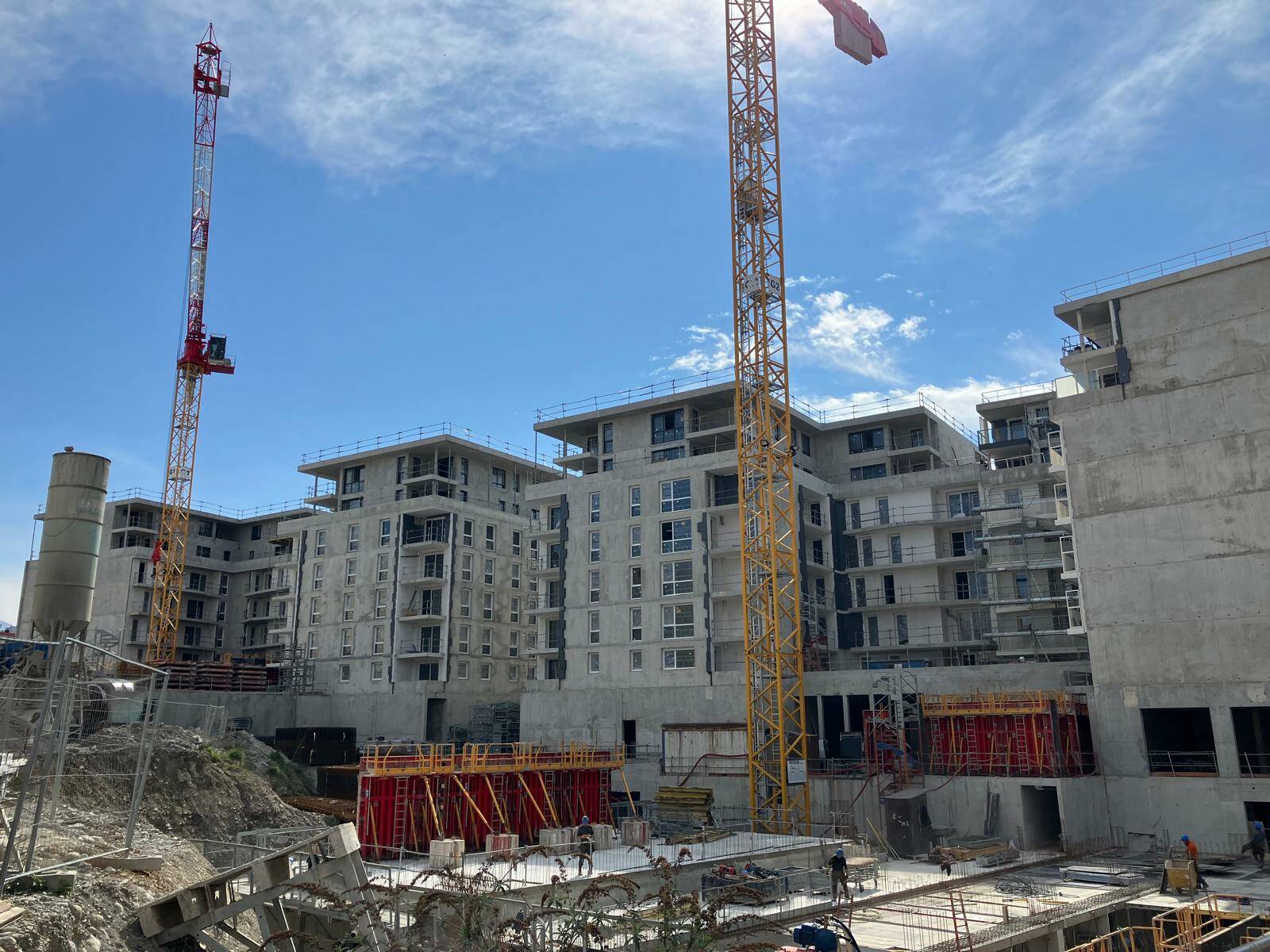 DESSAIX, l'opération résidentielle à Thonon-Les-Bains, le chantier avance