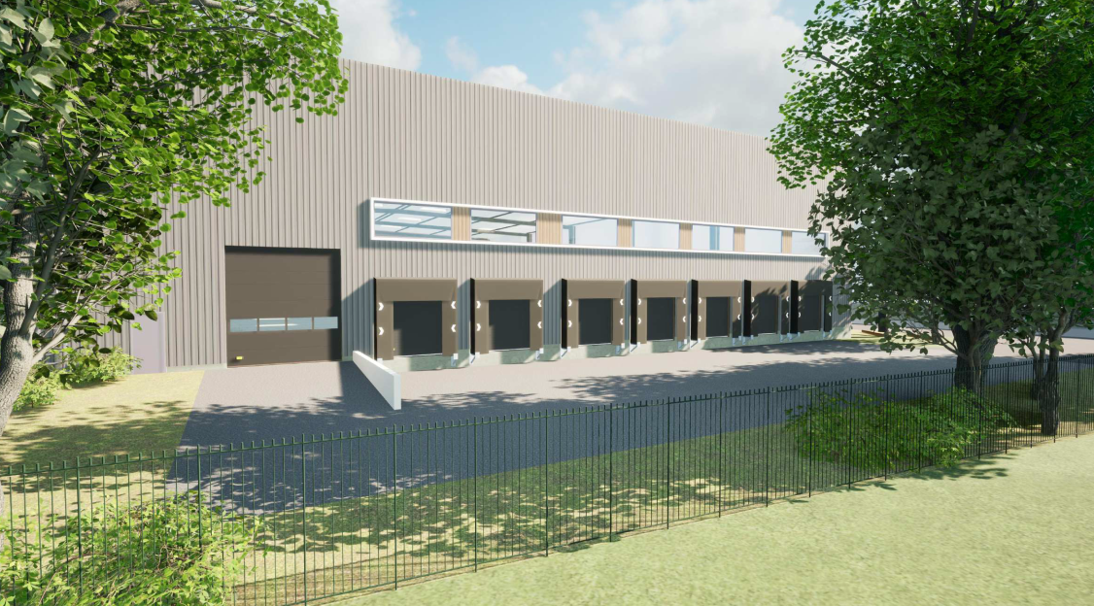 Perspective de notre projet de logistique à Aubervilliers