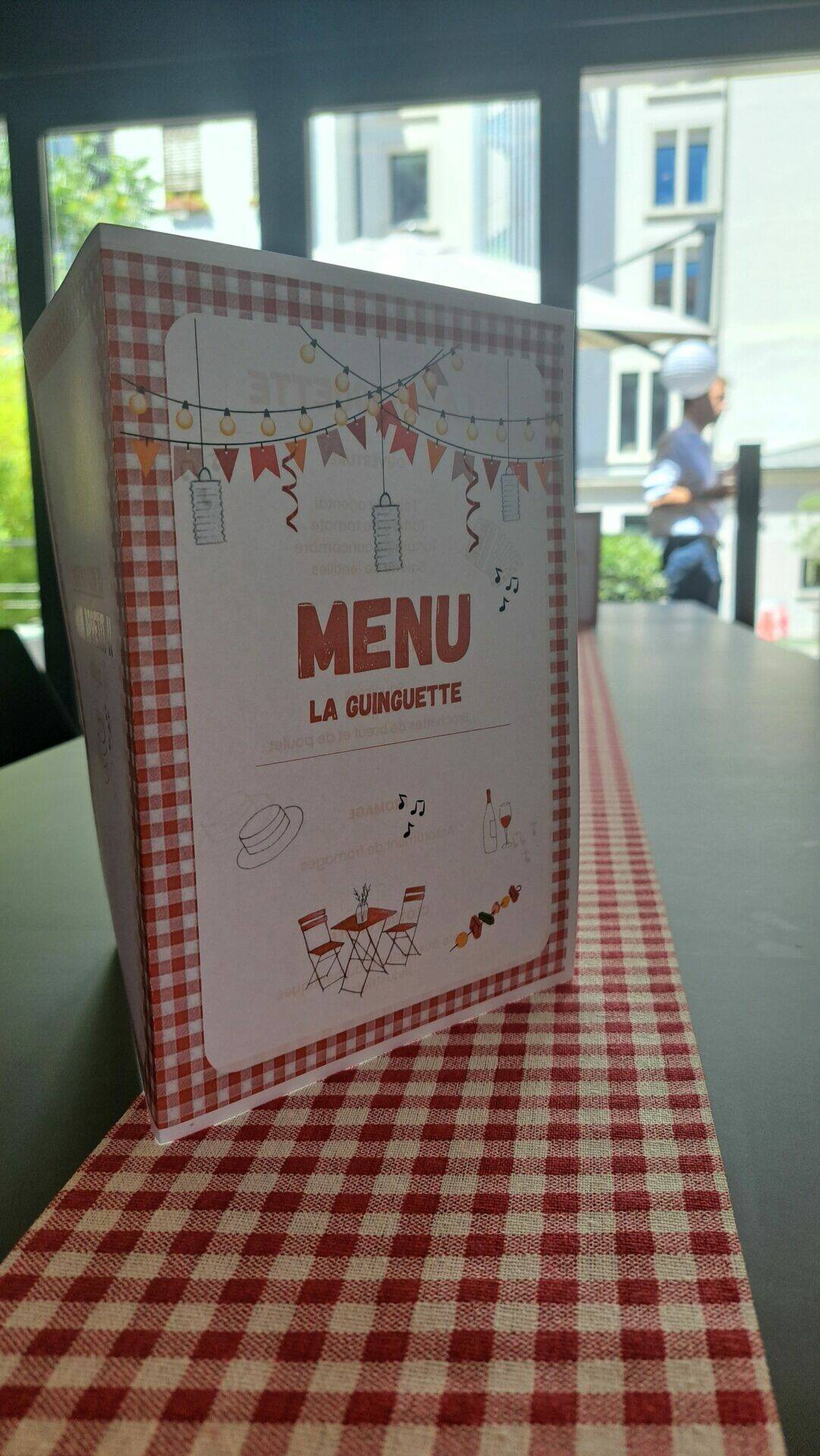 Thème guinguette pour le barbecue de l'été