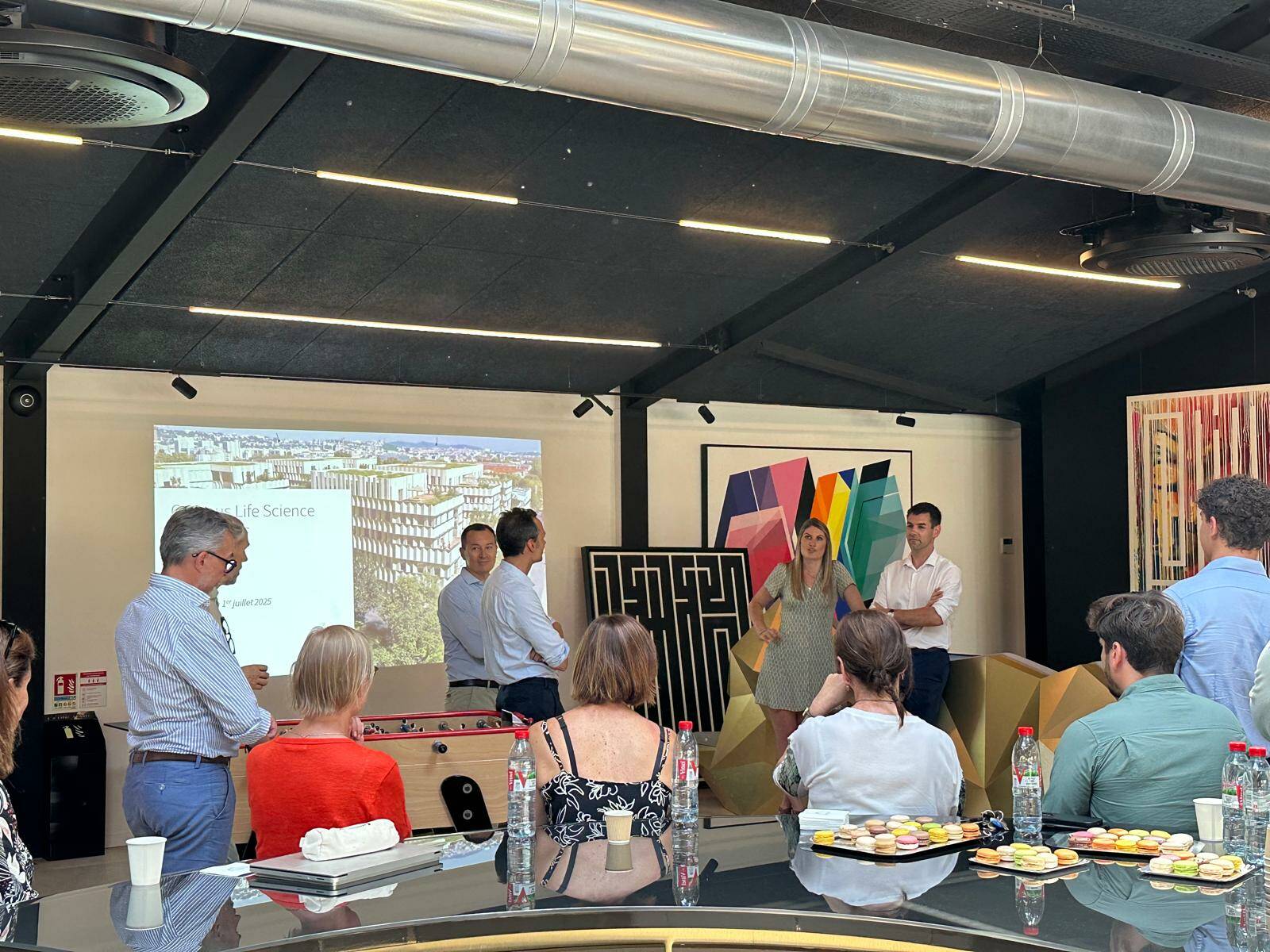 Présentation du Campus Life Sciences chez 6e Sens Immobilier