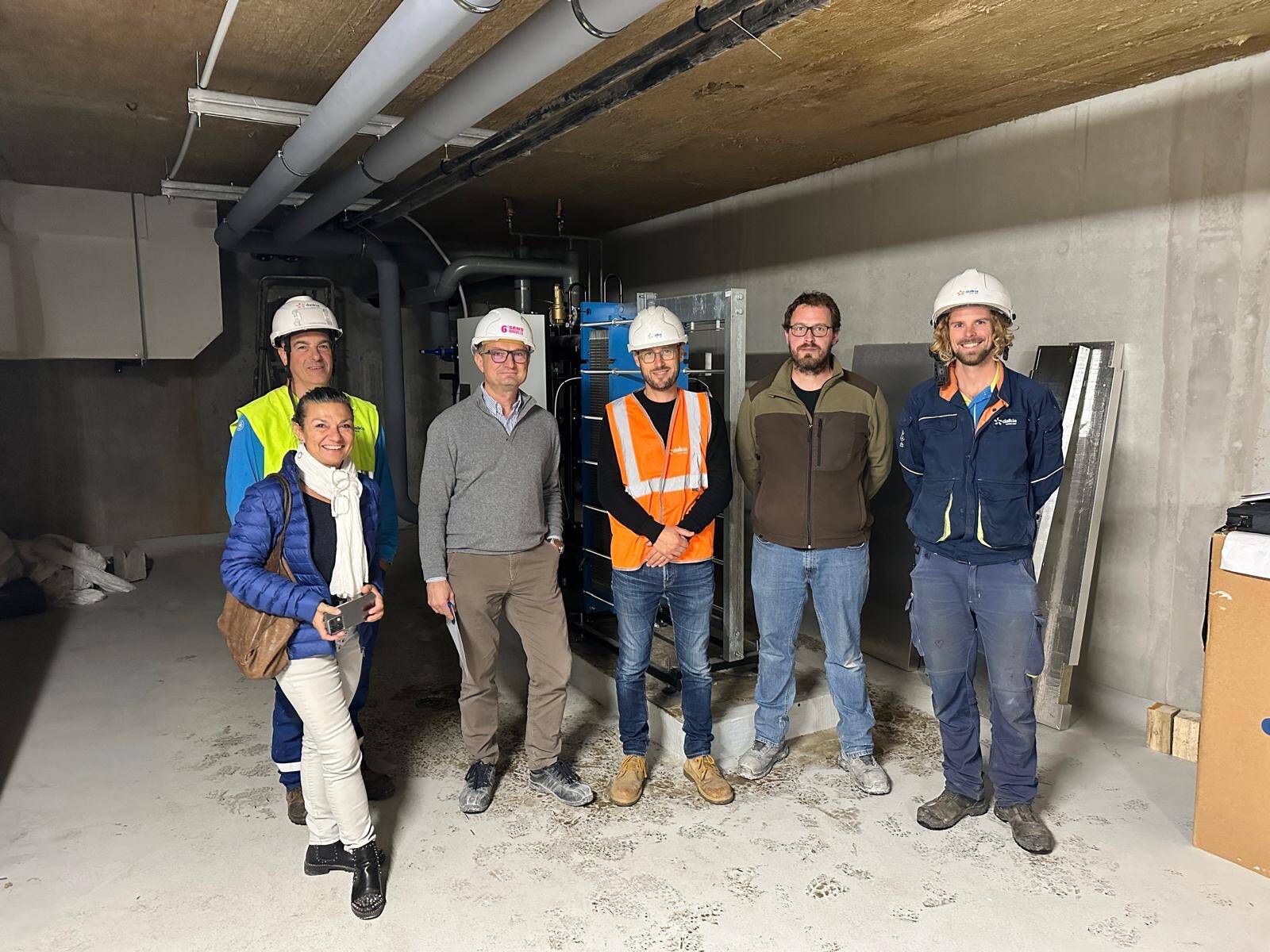 Réception de la sous-station Dalkia sur le programme DESSAIX à Thonon-Les-Bains