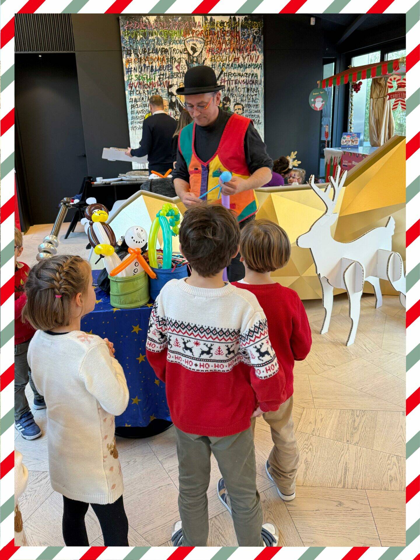 Les enfants ravis par les activités