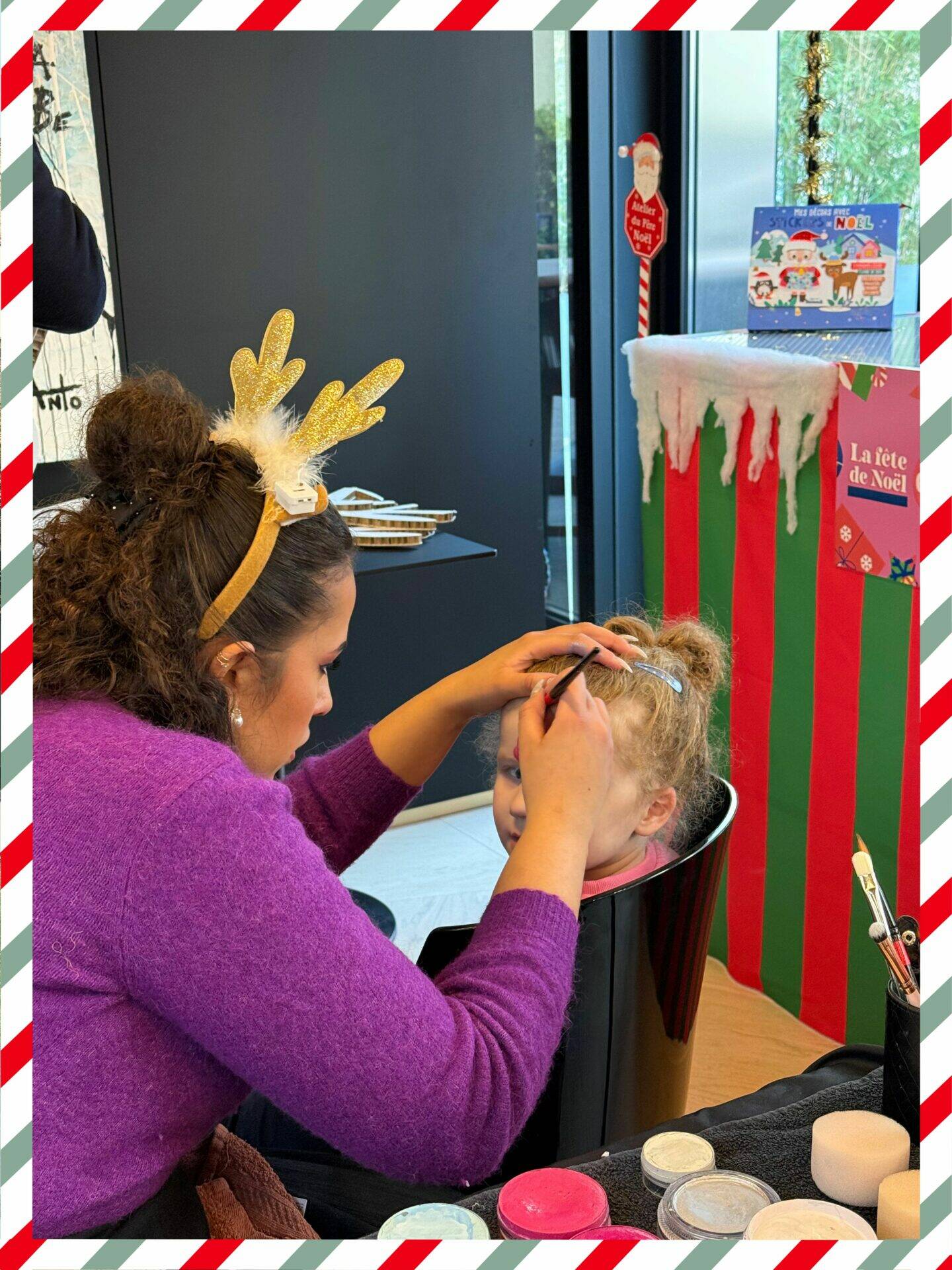 Un stand maquillage pour les petits...et les grands