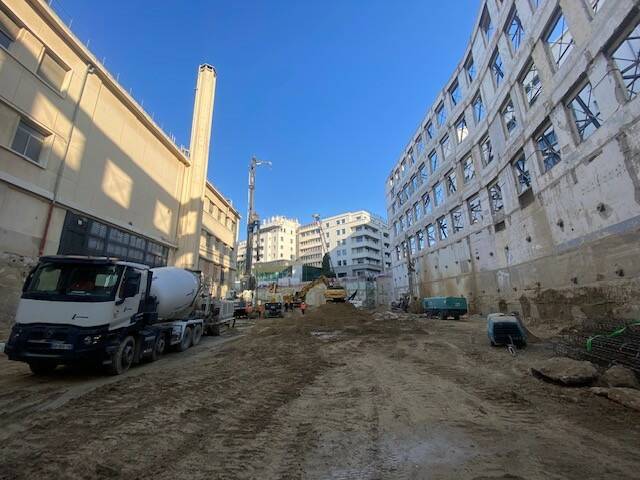 Le projet Newdelec a désormais atteint la hauteur du sous-sol -2