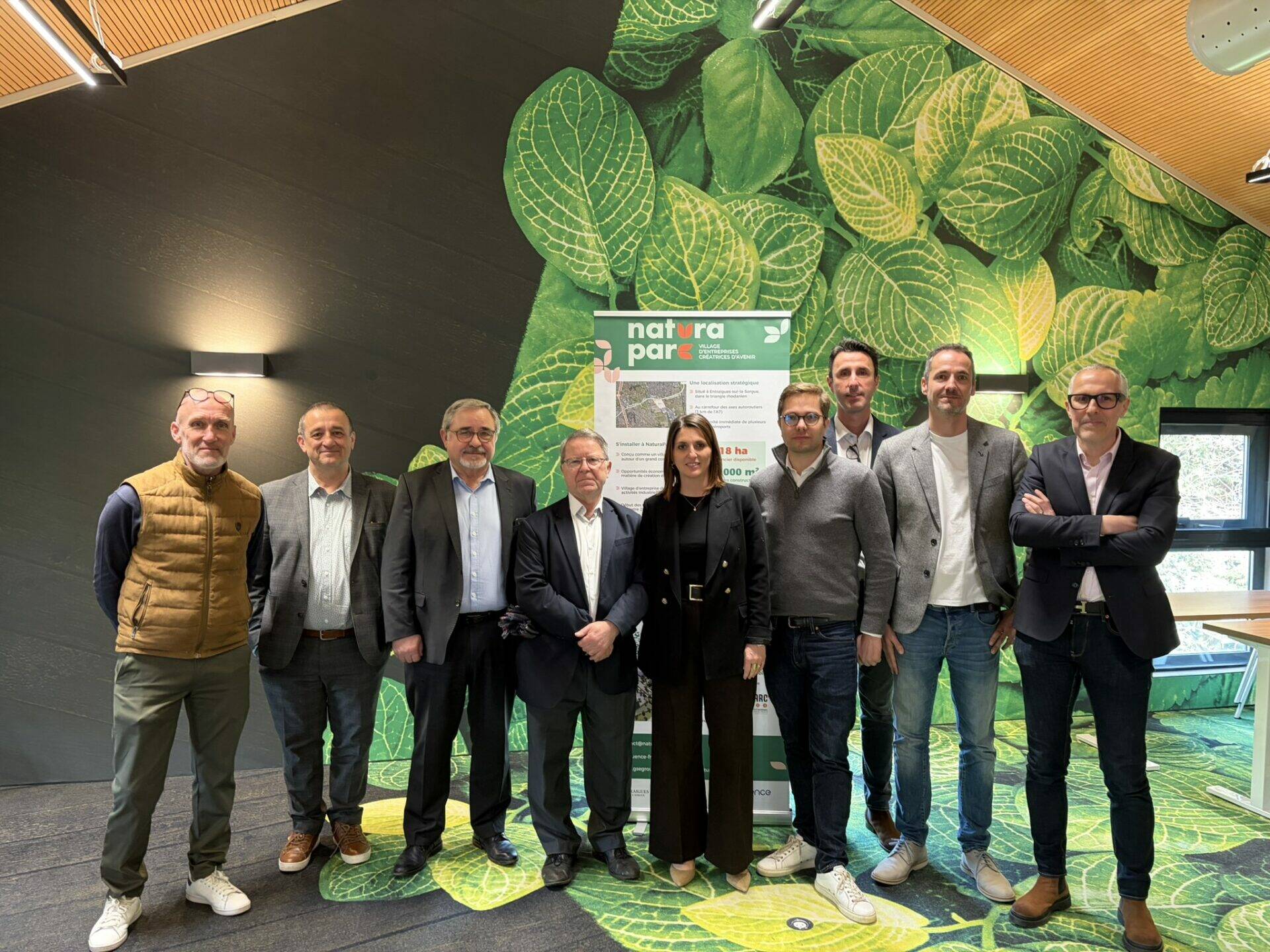 NaturaParc : les équipes de GSE/Confluence, 6e Sens Immobilier et du Grand Avignon