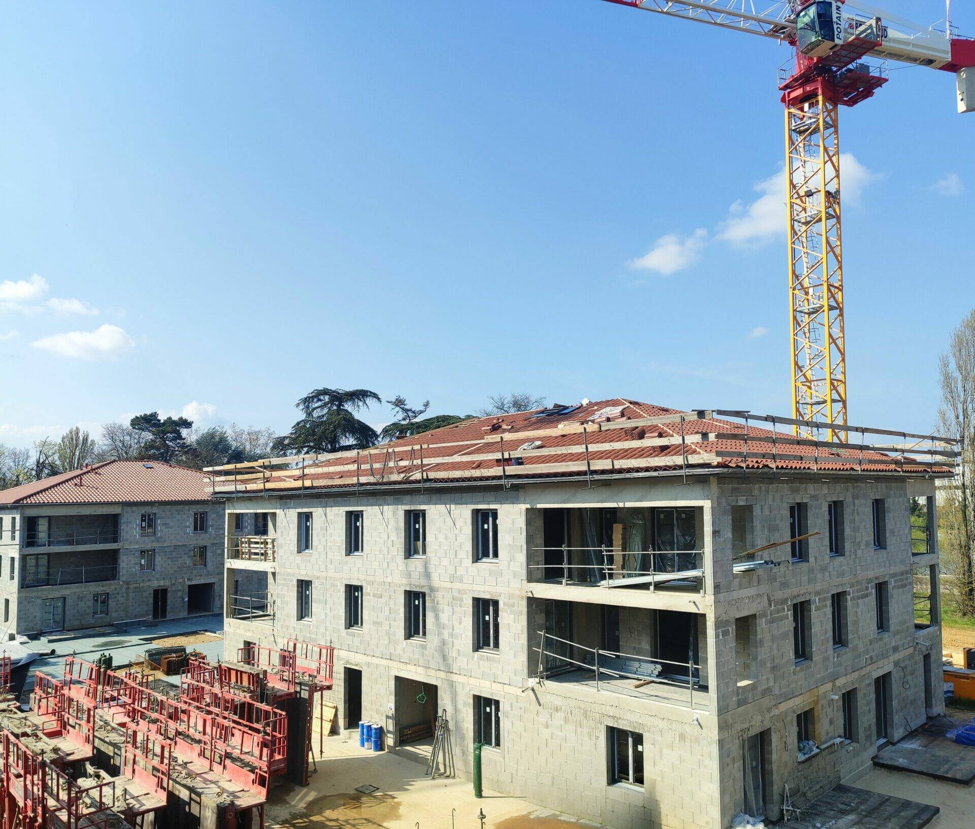 Clos Pontet, programme à Curis au Mont D'or. Le chantier avance