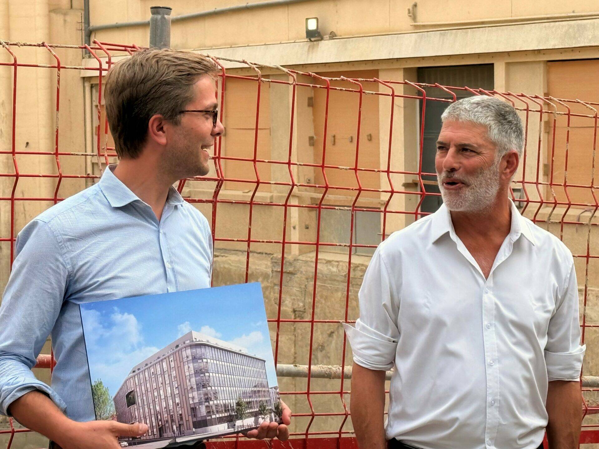 Nicolas De Driésen se 6e Sens Immobilier et Daniel Tchenio de CBRE