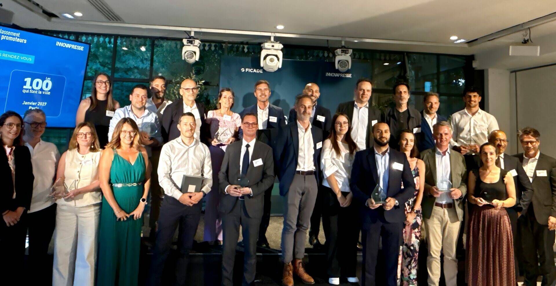 Classement des Promoteurs 2026, organisé par FICADE et InnovaPresse, le programme résidentiel DESSAIX, à Thonon-les-Bains, a été désigné lauréat du Prix Végétalisation