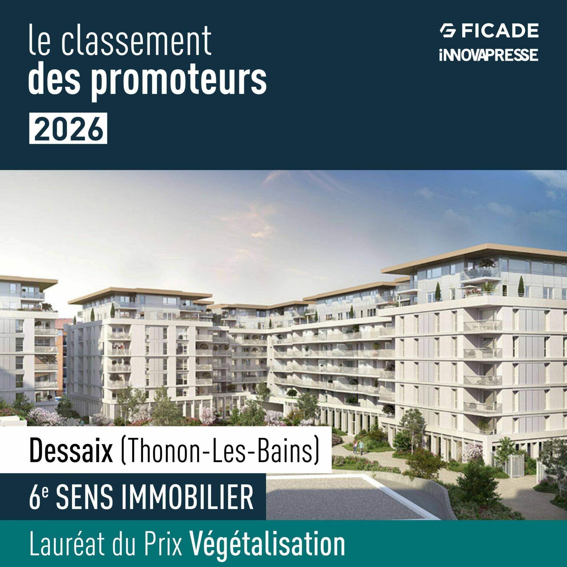 Classement des Promoteurs 2026 : 6e Sens Immobilier parmi les plus fortes progressions