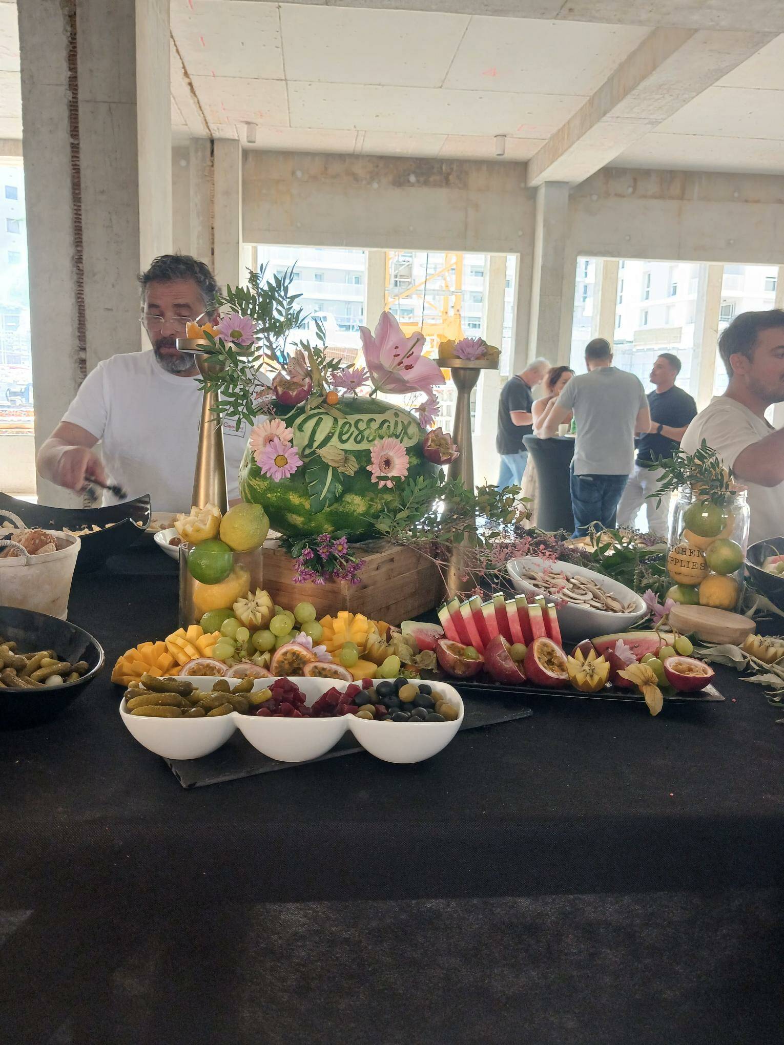 Thonon DESSAIX : Repas de chantier
