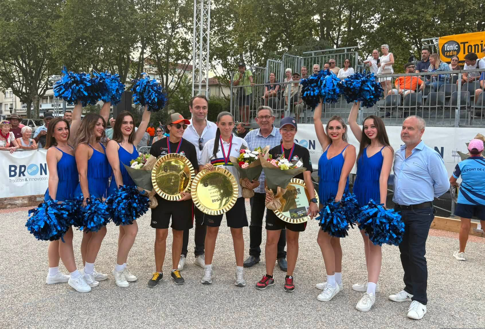 Mondial de Pétanque de Bron : Côté résultats, chez les femmes, Kimberley Bousch conserve son titre, aux côtés de Nadège Baussian-Protat et Ludivine D’Isidoro.
